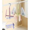 360 Degree Rotating Shoe Hanger for Quick Drying PP Materials Windproof Designs Portable Laundry Storage Solution