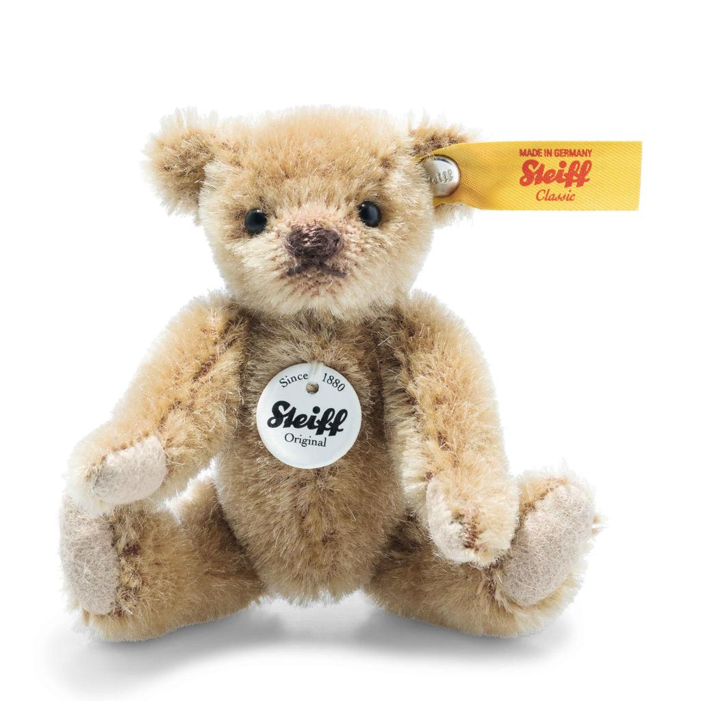 Steiff Mini Teddy Light 028168 Japanese Bear, Brown, 9cm, (Official Product)