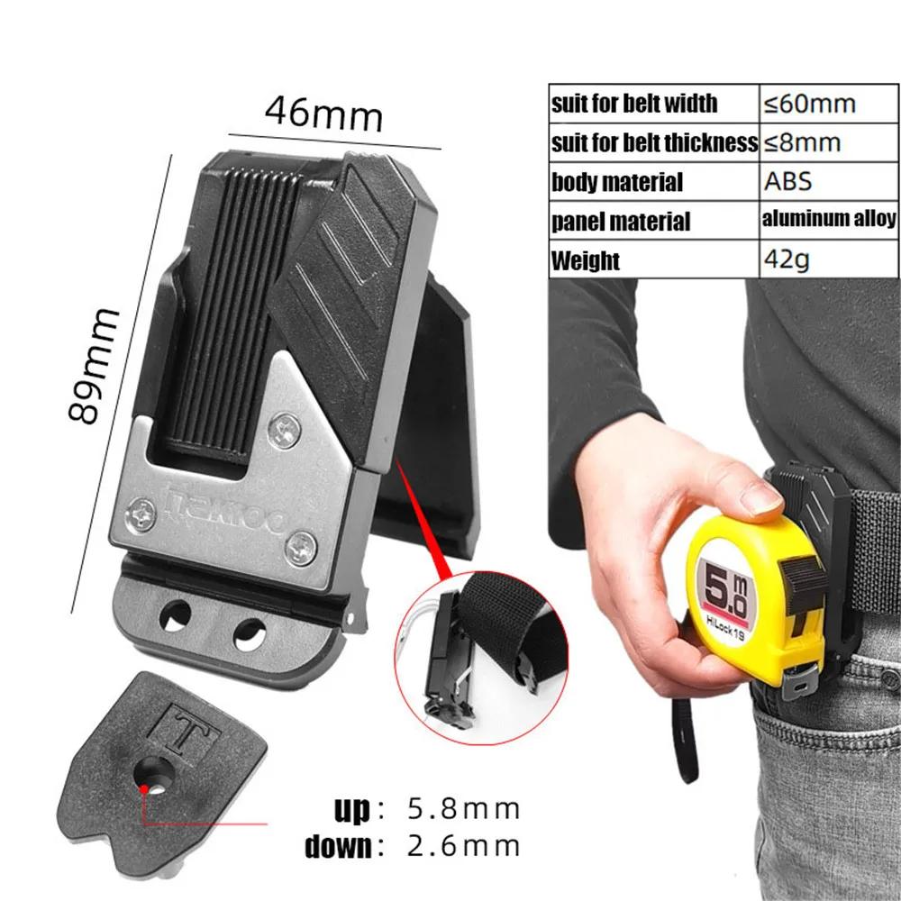 New High Quality Tool Buckle Electric Drill Tape Electric Wrench Hammer Hanger Holder for Belt Tape Measure 2025