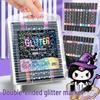 Dual-Color Glitter Marker: Soft-Tip Watercolor Pen for School Art & Drawing