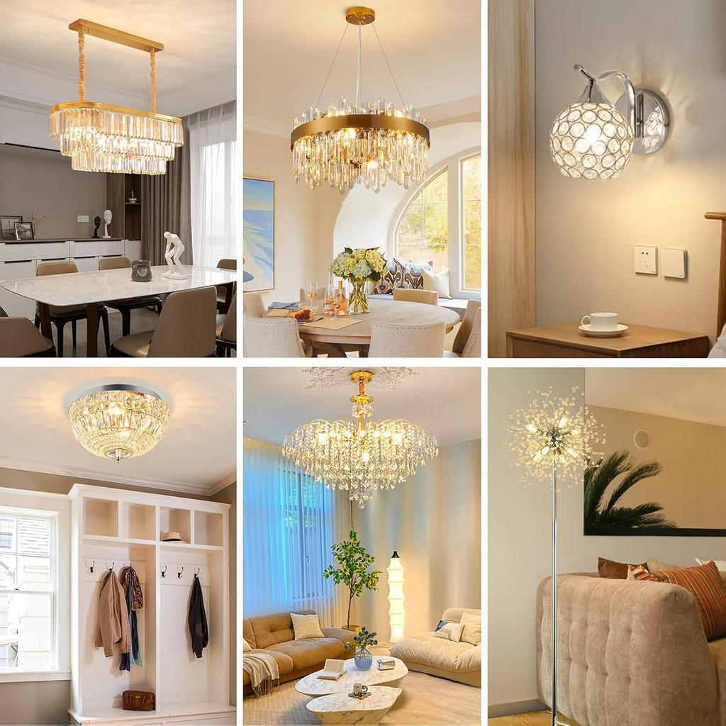 G9 LED-lampor, G9-sockel, Keramik, Ej dimbara, 4W, 400lm, Rundstrålande Bred Stråle, Varmvit (3000K), Motsvarar en 40W halogenlampa, Förpackning med 5