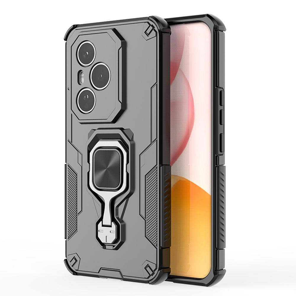 For Honor 400 Pro 5G (Global) Case Rotatable Ring Kickstand PC+TPU Shockproof Phone Cover