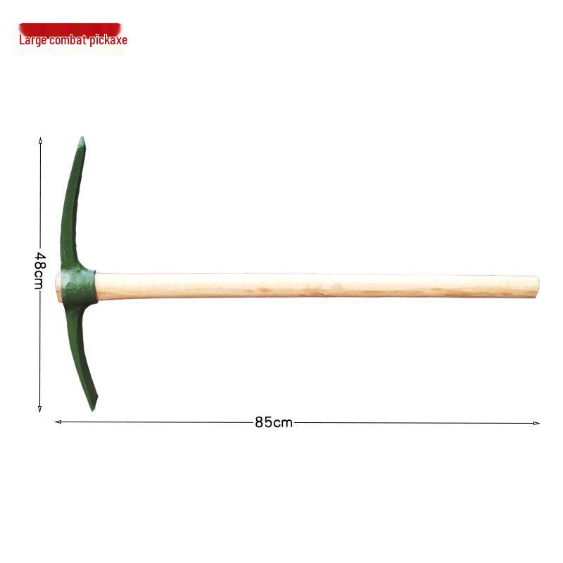 High-Carbon Manganese Steel Emergency Pickaxe Large