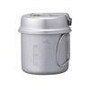 Snow Peak Trek 900ml Aluminium Tiefer Kochtopf (SCS-008) Leichtes Solo-Camping-Kochgeschirr