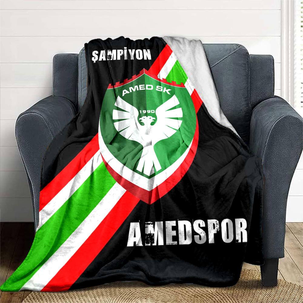 Amedspor Print Flannel Blanket High Quality Warm Comfortable Cover for All Seasons Perfect for Gifts Home Decor