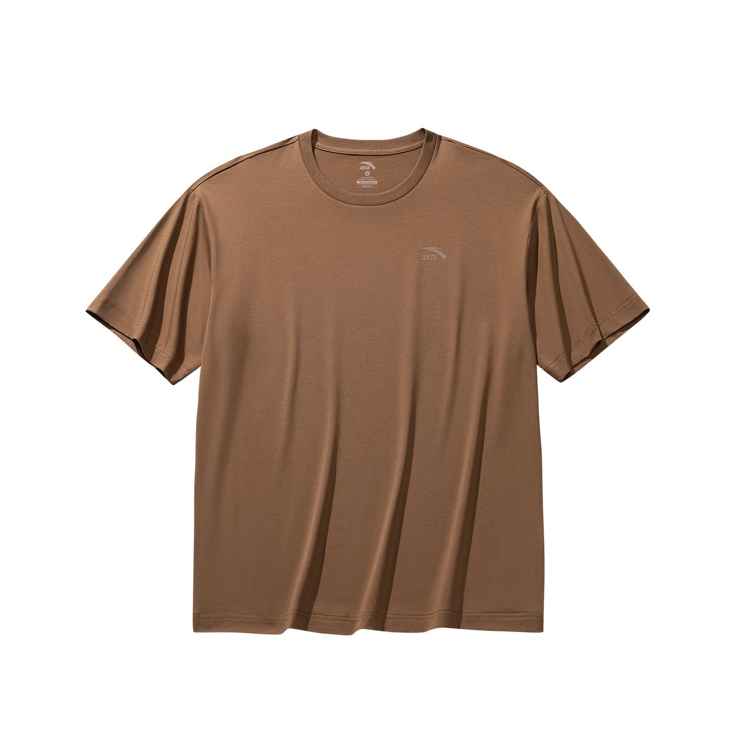 

Anta Classic Short Sleeve T-Shirt Men tops Mocha 952628103-11 3XL