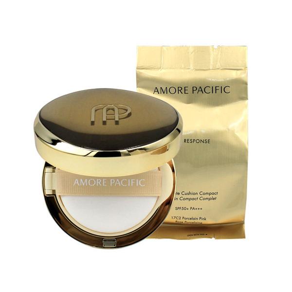 Amorepacific Time Response Complete Cushion Compact 15gX2 (Main Product + Refill) G 17C2 Porcelain Pink