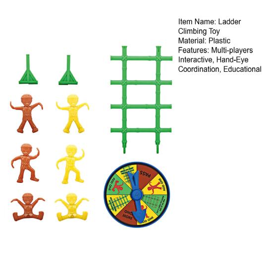 Ladder Climbing Balance Board Game Multi-players Interactive Toddlers Boys Girls Hand-Eye Coordination Stair