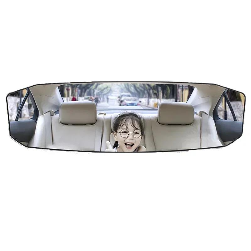 2 Size Big view Universal Car Mirror Interior Rearview Mirrors Auto Rear View Mirror Anti-glare Curved mirror Auto Accessories Interior Mirrors6