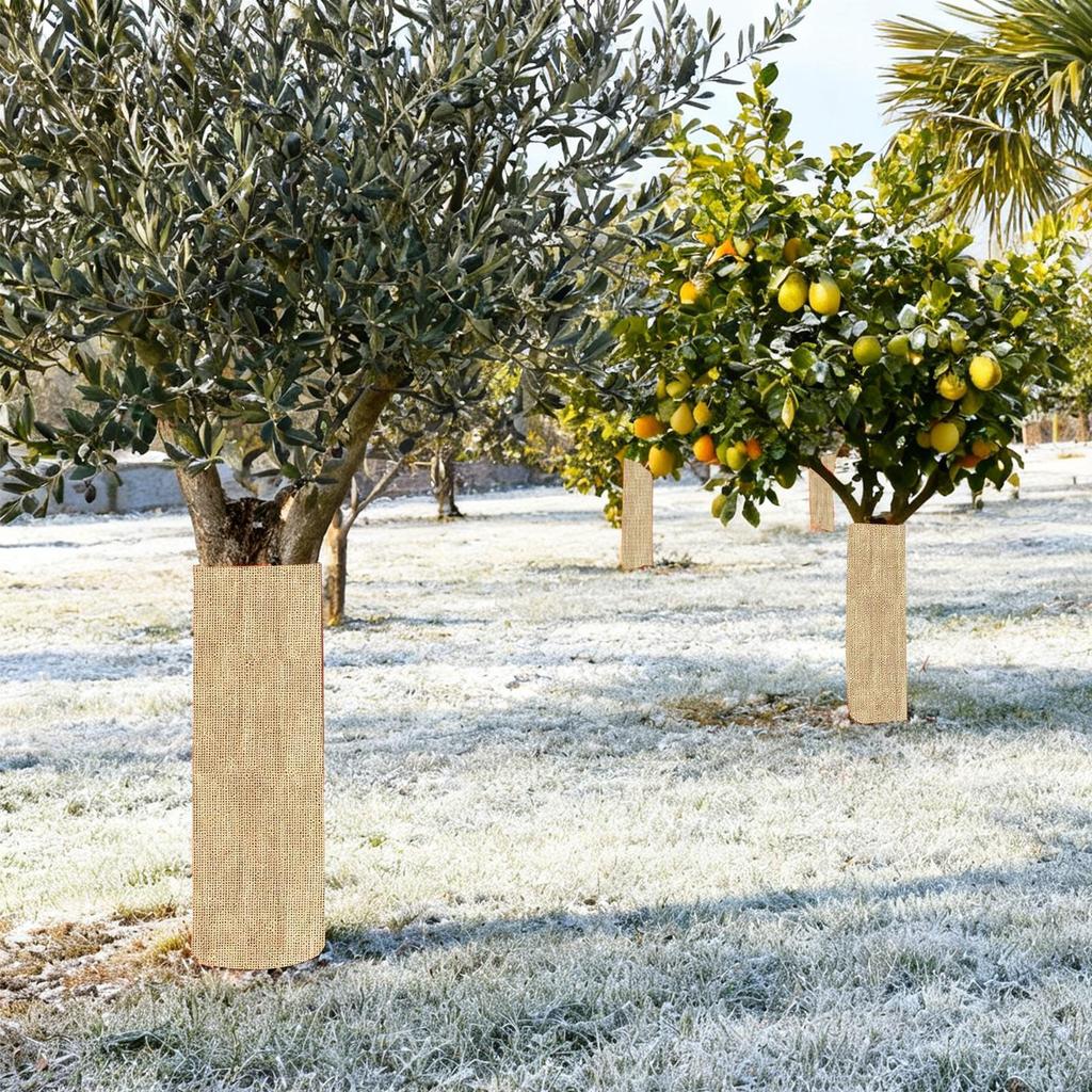 Frost Blankets For Outdoor Plants Breathable Anti-Freeze Cloth Natural Burlap Plant Covers For Fruit Tree Vegetable Berry Bush