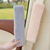 Comfortable Car Seat Belt Cover Soft Plush Safety Belts Protector  Auto Decoration