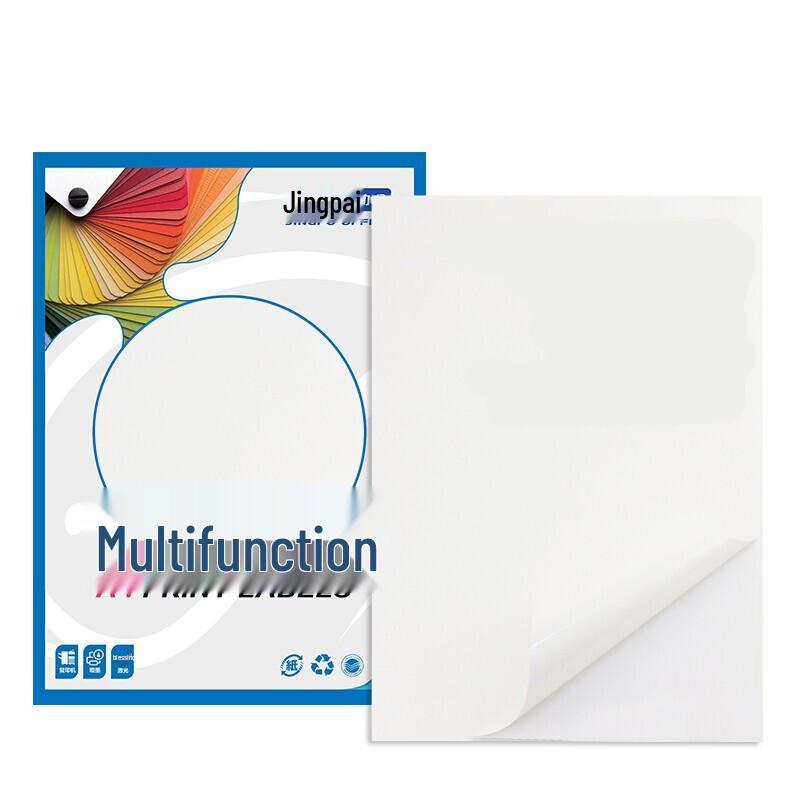 Jingpai Removable Waterproof Synthetic A4 Sticker Paper