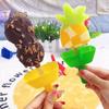 1/2/4/6/8Pcs Popsicle Holder Dual Pole Stand BPA Free Dishwasher Safe Mess-Free Ice Pop Holders for Kids with Built-In Straw Eco-Friendly Reusable