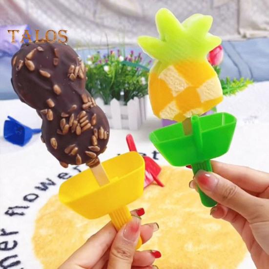 1/2/4/6/8Pcs Popsicle Holder Dual Pole Stand BPA Free Dishwasher Safe Mess-Free Ice Pop Holders for Kids with Built-In Straw Eco-Friendly Reusable