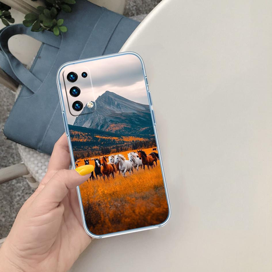 FM22 Fine Horse Soft Shell Transparent Phone Case for Motorola Moto Edge 20 30 40 50 S30 Fusion Ultra Pro Neo Lite + G200 G23