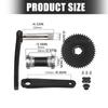 Durability Aluminum Alloys Crankset Chainring Square Hole Ergonomic Cranksets Bike Part Biking Accessories