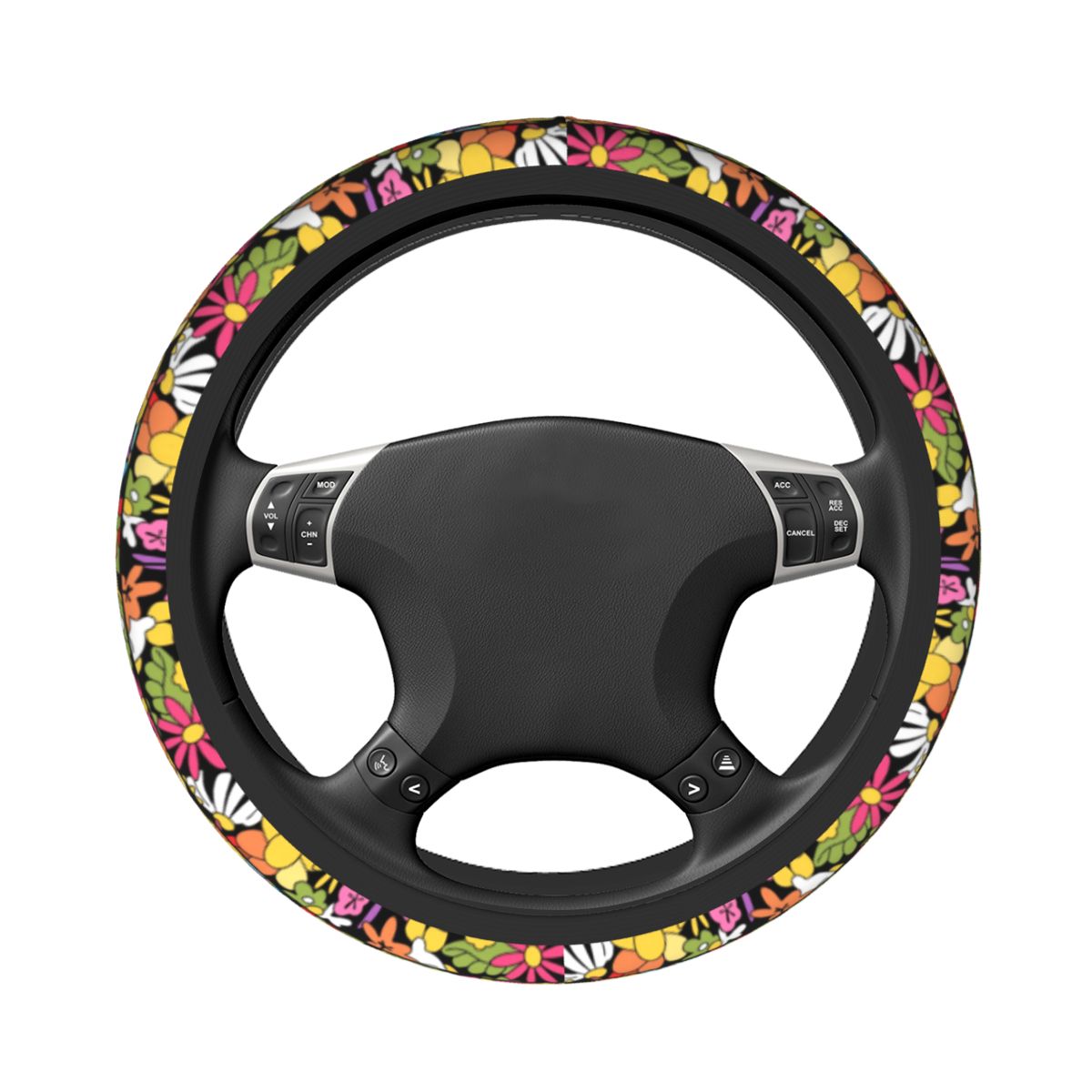 

Чехол на руль автомобиля General Motors с красочными цветами без внутренних колец