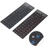 2Pcs Russian Keyboard Stickers Unique Coating Waterproof Dustproof Russian NaAlphabet Keyboard Stickers for PC Laptop