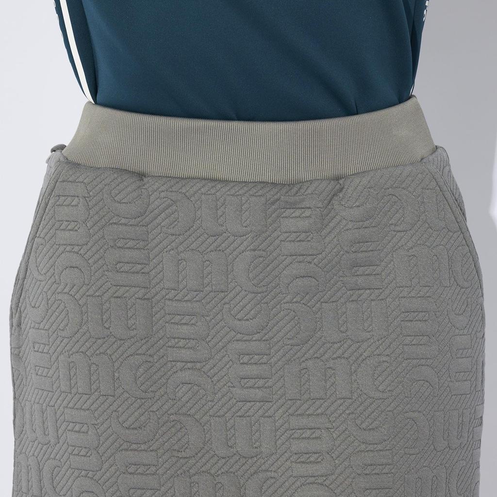 Marie Claire Women's Quilted Skirt with Leggings, Gray, 734327