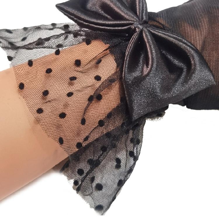 Nightclub Party Gloves Stage Performances Lace Gloves Short Length Hand Gloves