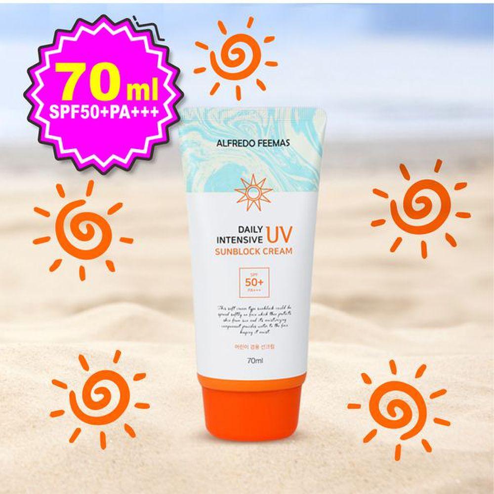ALFREDO FEEMAS Sun Cream Daily Intensive UV Protection Multi Sun Cream Sun Cream SPF50/PA+++ 70ML