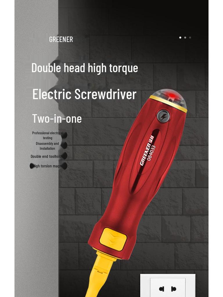 Green Forest Dual-Function Electrician Induction Test Pen