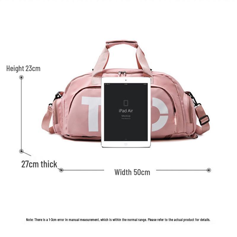 Multifunctional Travel Duffle: Large Capacity Gym Bag with Shoe Compartment, Ideal for Short Trips and Storage.