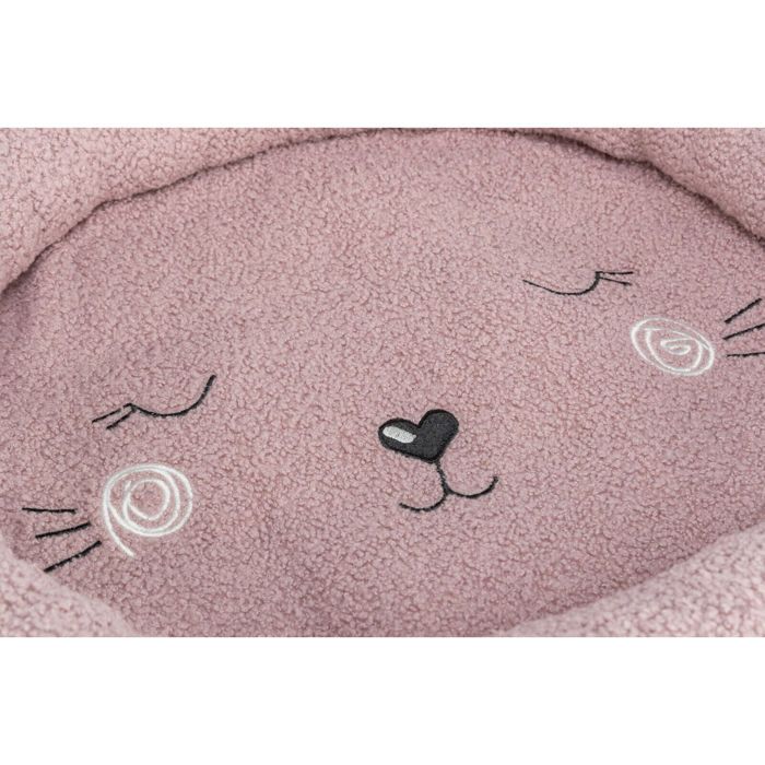 Lit Pour Chat - TRIXIE - Trixie - Peluche Douillette - Rond - Anti-dérapant