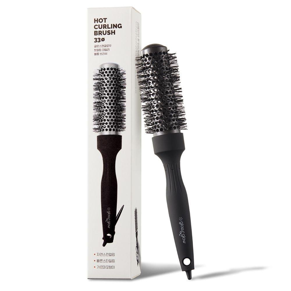 Gloss  n  Glow Hot Curling Daily Volume Brush Roller Brush No. 4 33mm