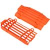 Motorrad Kunststoff Kühler Motocross Motorölkühlung Kompatibel mit SX125 350-450 TC125 2016-2019(Farbe:Orange)
