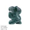 1Pc Natural Semi-Precious Stone Carved Mini Horse Figurine 25-27x17-19mm Polished Crystal Pony Statue For Home Decor Reiki Healing Craft Gift
