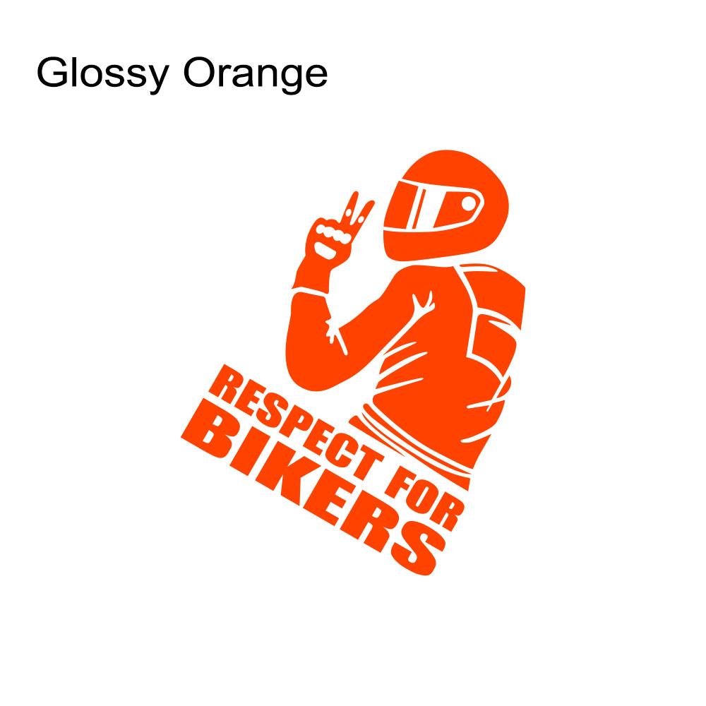 Respect For Bikers Various Sizes Car Sticker Waterproof  Sticker Decal Funny Vinyl Bike Motorcycle Auto Car Styling Decoration