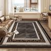 Nordic Golden Luxury Living Room Carpet Large Area Bedroom Soft Rugs Washable Sofa Side Floor Mat Non-slip Carpets Tapis Salon