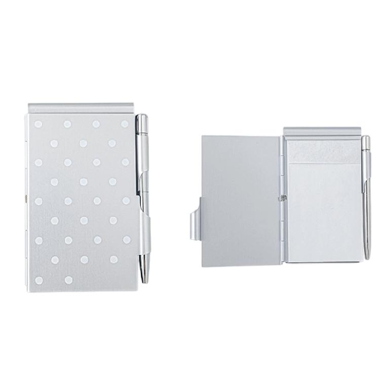 Pocket Journal Metal Writing Notepads With Ballpoint Pen For Students And Business Workers Daily Note Taking Journaling