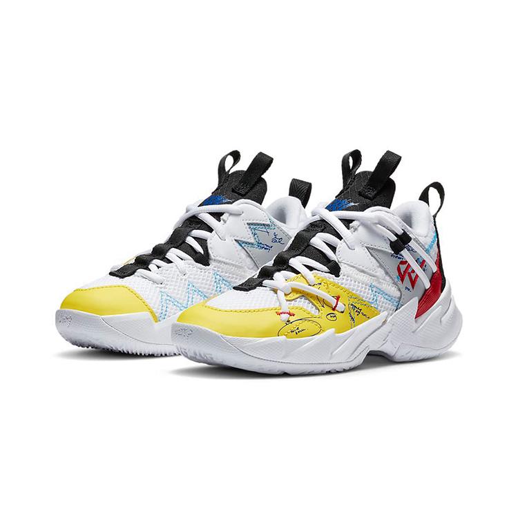 New JORDAN Why Not Zer0.3 Kids' Basketball Shoes Pre school CN8108-100
