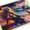 Diamond Painting New Collection Mermaid Diy Full Square Round Drill Rhinestone Embroidery Sea Natural Scenery Mosaic Cross Stitch Kits