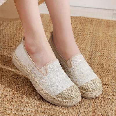 Xiaoxiangfeng Fischer Schuhe Mädchen 2025 Frühling und Herbst neu Feenwind atmungsaktiv weiche Sohle faul flacher Boden ein Pedal Doudou Schuhe
