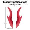 1 Pair Self-Adhesive Car Roof Decor Firm Funny Car Stickers Stylish 3D Dragon Horns  SUV