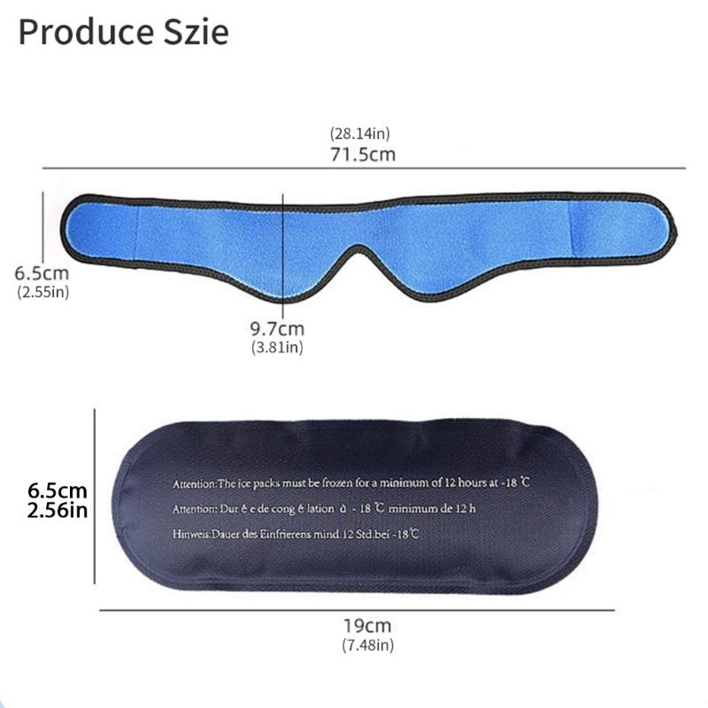 Cooling Pad Wisdoms Teeth Ice Pack Jaw Ice Pack Hot & Cold Facials Ice Pack Head Wrap Ice Pack for Woman Man