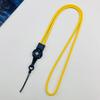 Durable Multi-functional Woven Mobile Phone Lanyard with Detachable Finger Ring and Badge Holder