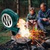 Efficient 12V Adjustable Outdoor Blower Fan Portable Barbecue Grill Aid Grill Fire Accelerators With Overload Protection