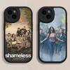 A Lively TV Series S-ShamelesS Leather Phone Case For IPhone 16 15 14 13 12 11 Pro Max Plus Shockproof Cover
