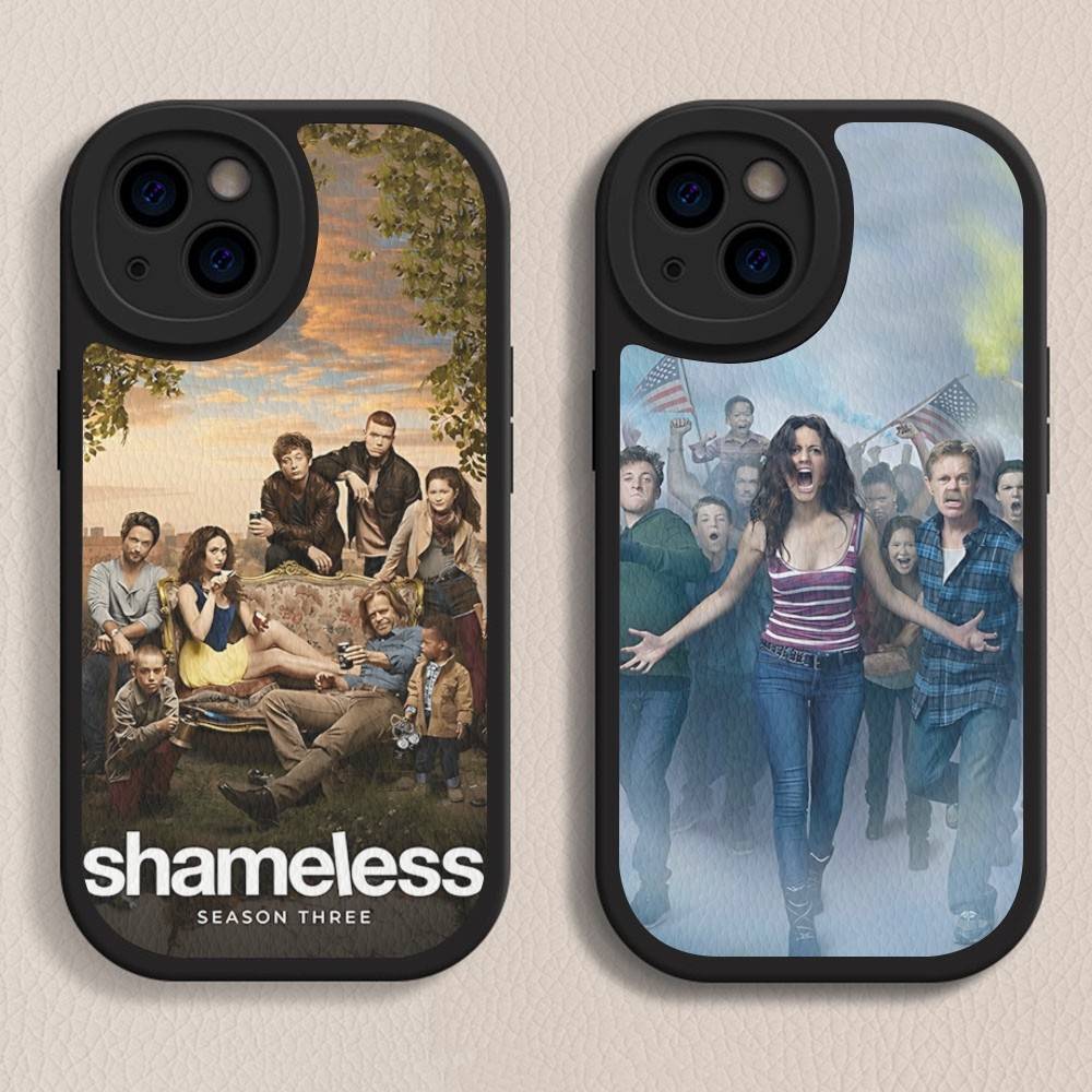 A Lively TV Series S-ShamelesS Leather Phone Case For IPhone 16 15 14 13 12 11 Pro Max Plus Shockproof Cover