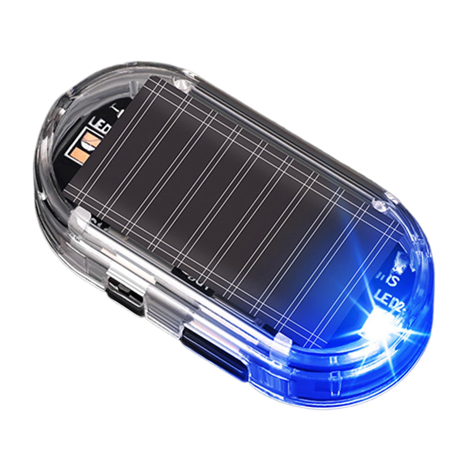 

Solar Powered Car Warning Light, Anti-Theft Solar Car Alarm Light, Car Security, Car Warning Blue light