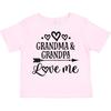 Inktastic Grandma Grandpa Love Me Arrow Toddler T-Shirt Clothing Clothes Girls