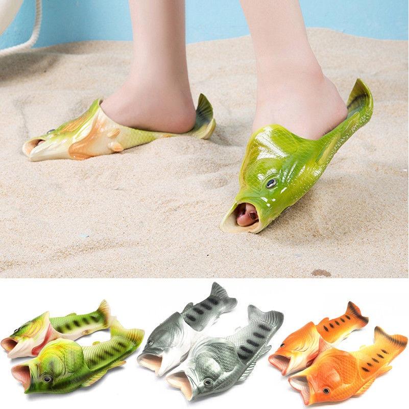 Fun And Funky Fish Slipper Sandals For Adults And Kids