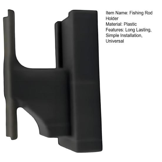 Fishing Rod Holder Wall Mount Rack Durable Construction Strong Load-bearing Easy To Install Fishing Pole Bracket