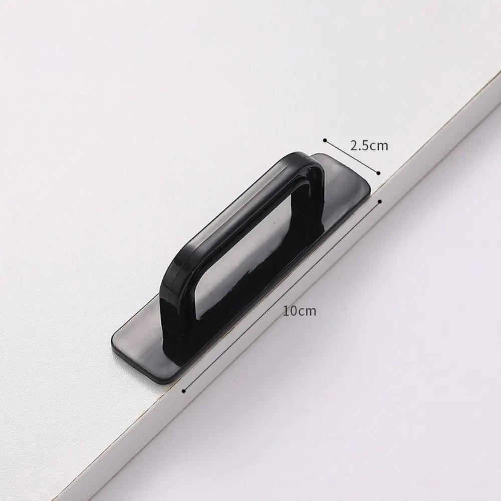 

Self-adhesive Drawer Handles Multi-purpose Plastic Wardrobe Handle Organizer Paste Durable Knob Auxiliary Device Sliding Door