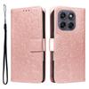 Wallet Case for Moto G67 5G - Leather/PU, Rose Gold