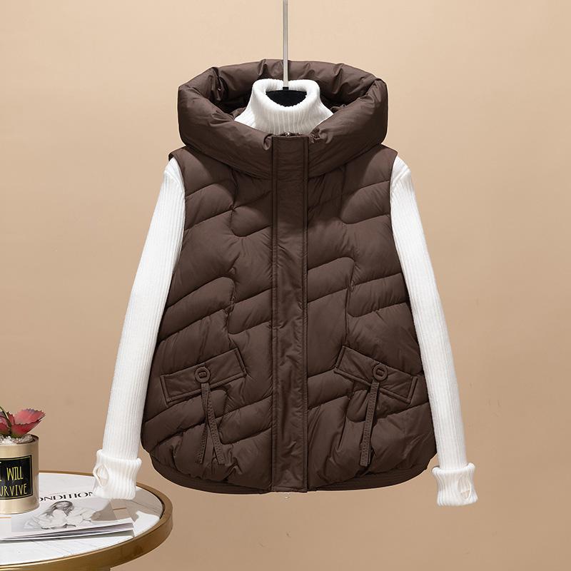 Fashionable Korean Sleeveless Jacket for Women with Short Length and Beautiful Design